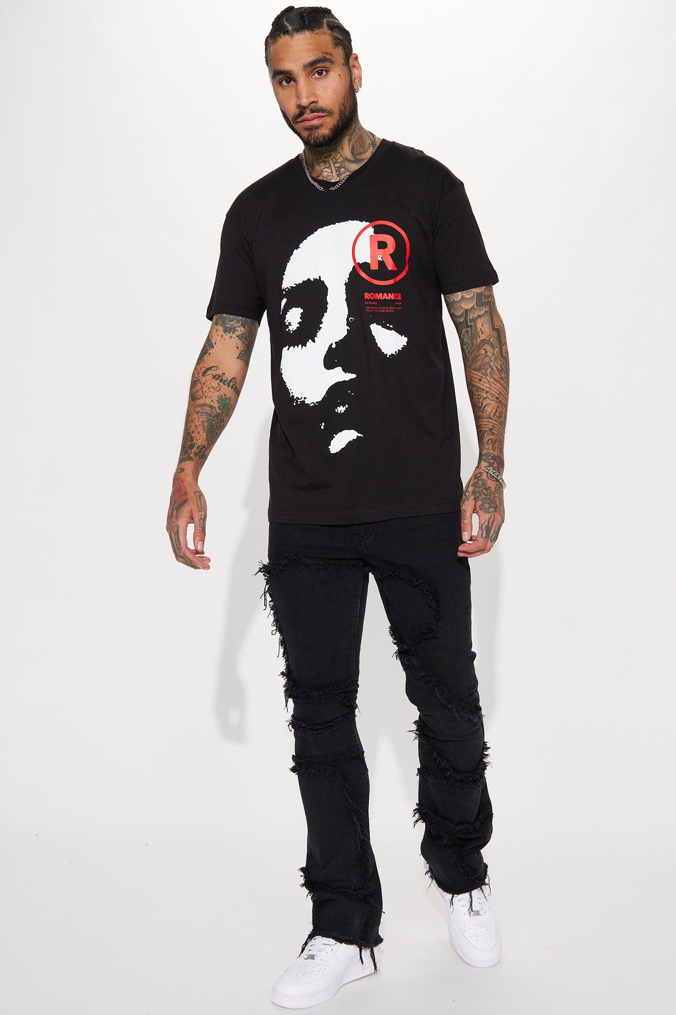 Romance Short Sleeve Tee - Black Product Image