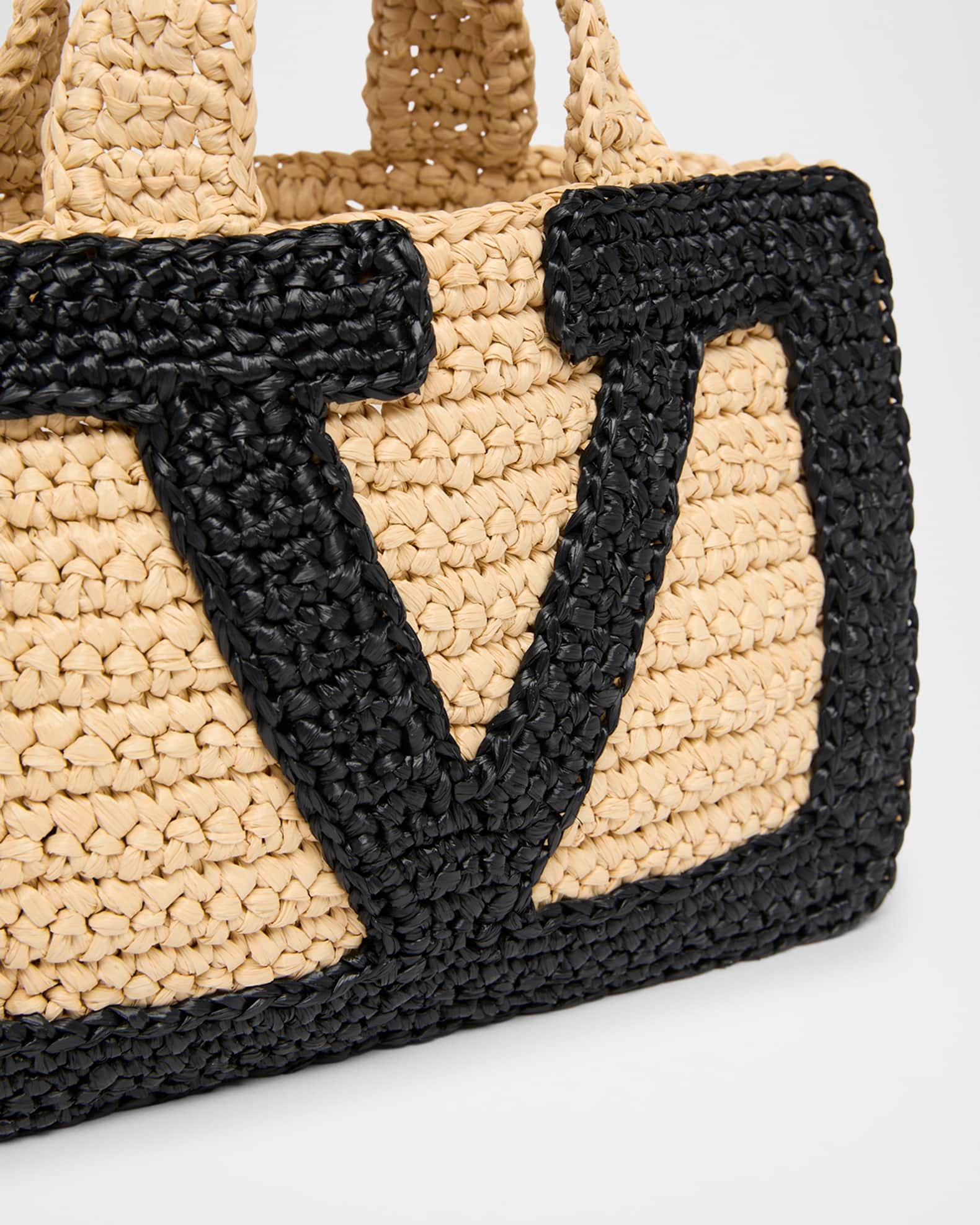 Viva Superstar Crochet Raffia Large Tote Bag Product Image