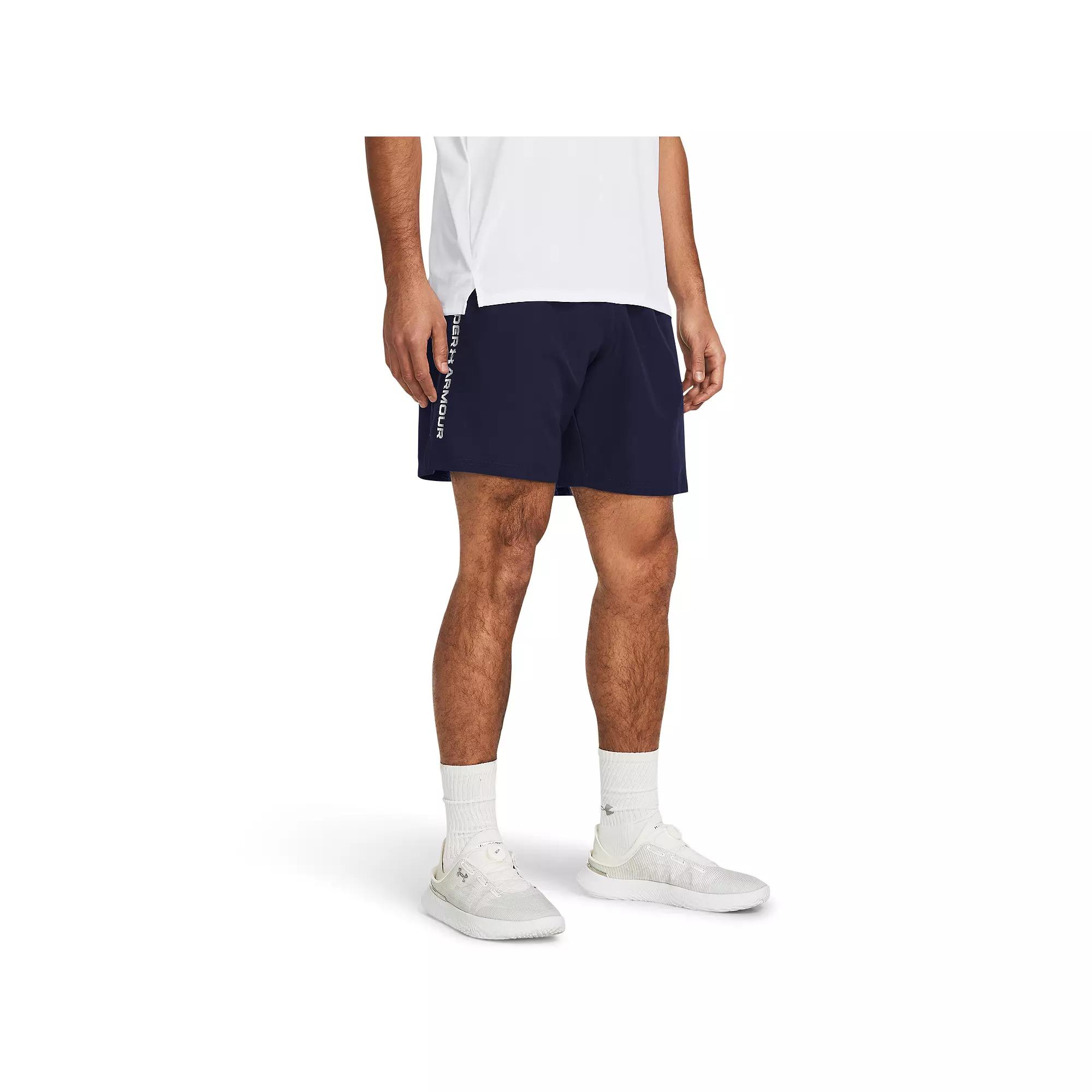 Men's Under Armour 8.25-in. Woven Wordmark Shorts,  Product Image