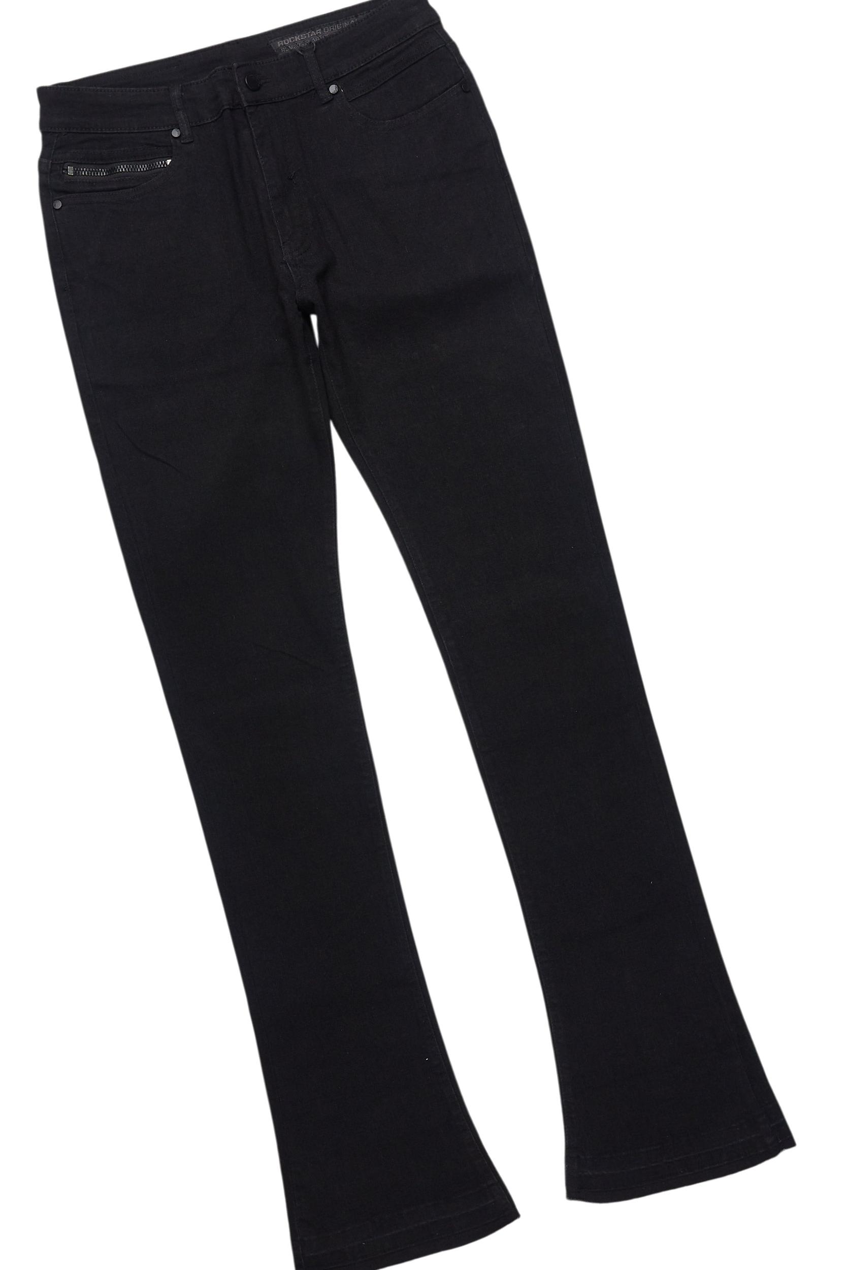 Amos Fuchsia Graphic T-Shirt & Dag Black Jean Bundle Male Product Image