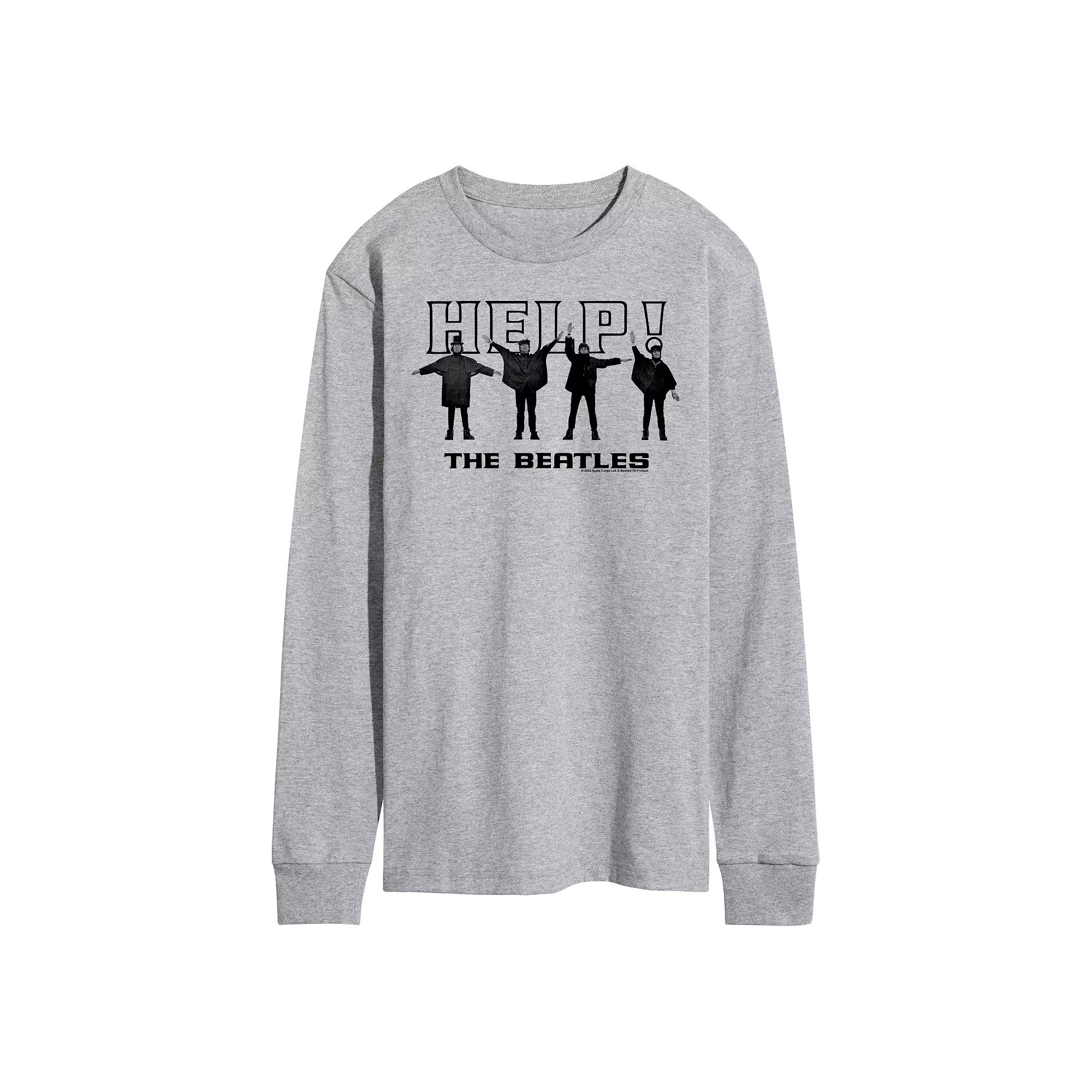 Men's The Beatles Help Long Sleeve Tee,  Product Image