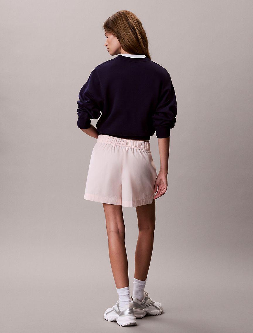 Cotton Poplin Pull-On Shorts Product Image