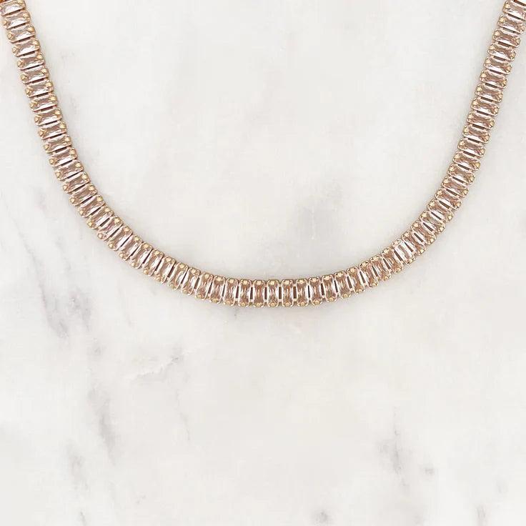 By Nouck | Oval Rhinestone Choker Product Image