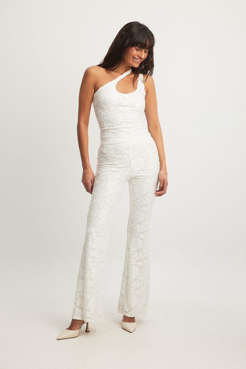 Fitted Mid Waist Trousers Product Image