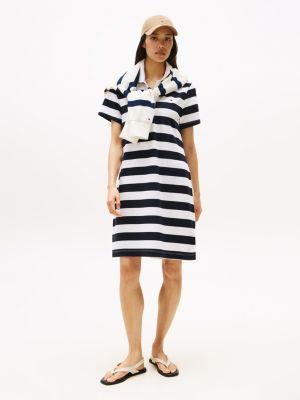Rugby Stripe Polo Dress Product Image
