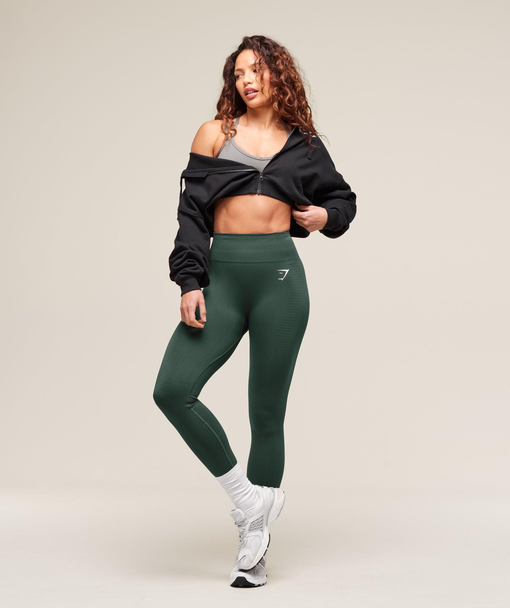 Gymshark Vital Leggings - Woodland Green Marl Female Product Image