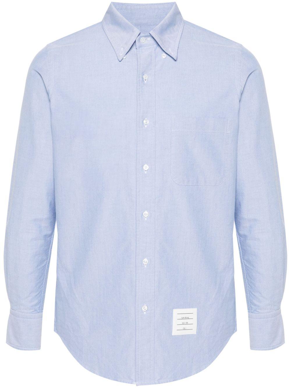 Thom Browne Men's Classic Fit Cotton Button-Down Shirt Product Image