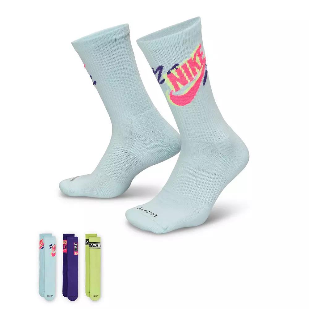 Men's Nike 3-Pack Everyday Plus Crew Socks,  Product Image