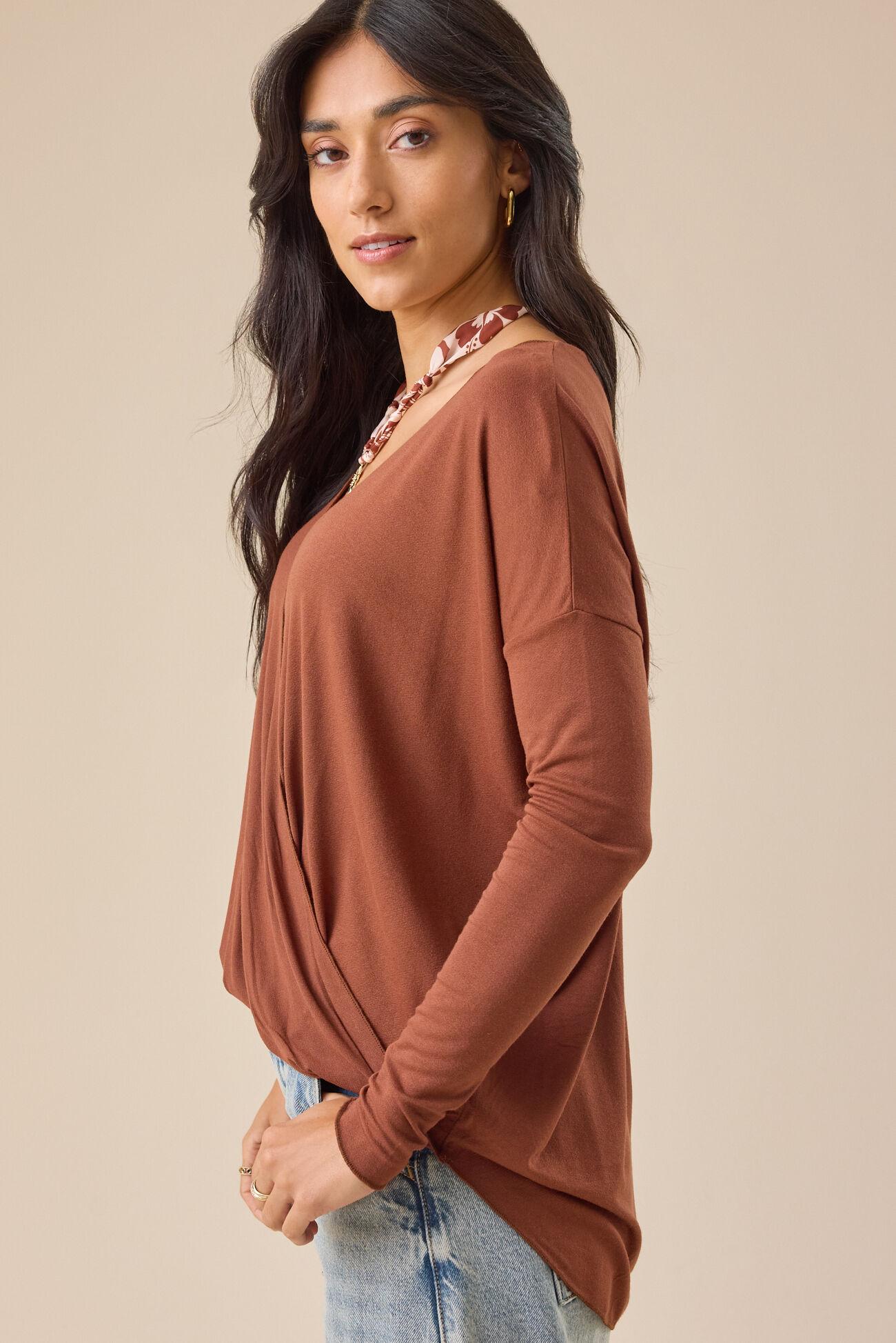 Christina Wrap Front Blouse Product Image