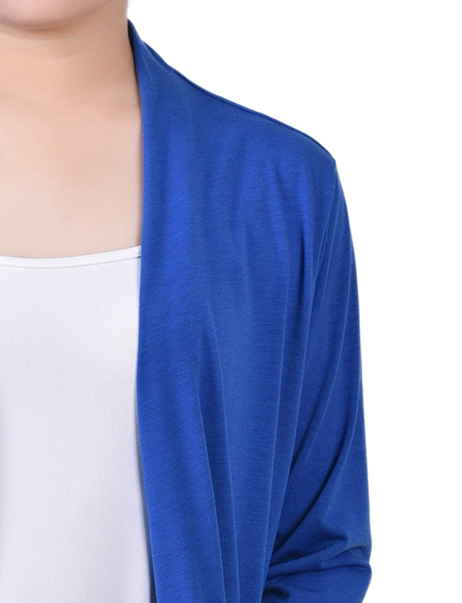Surf The Web Solid 3/4 Sleeve Cardigan Product Image