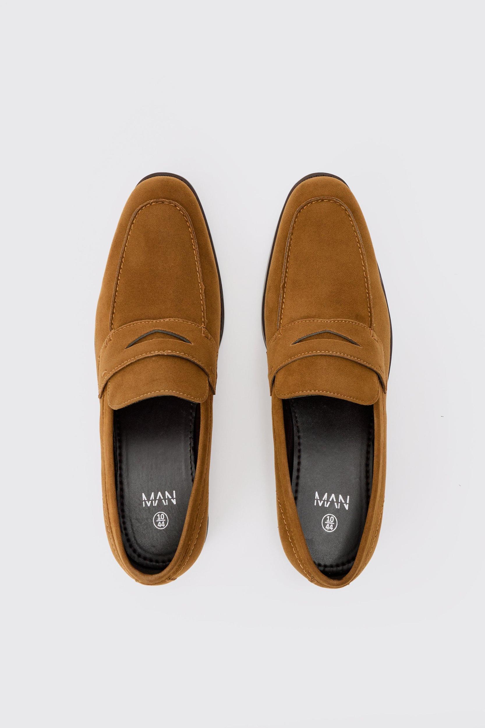 Faux Suede Loafer | boohooMAN USA Product Image