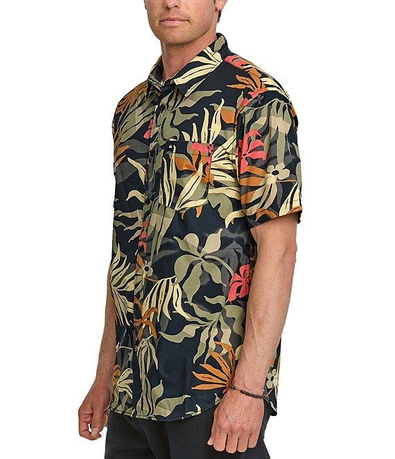 Quiksilver Blueweed Short Sleeve Woven Shirt Product Image
