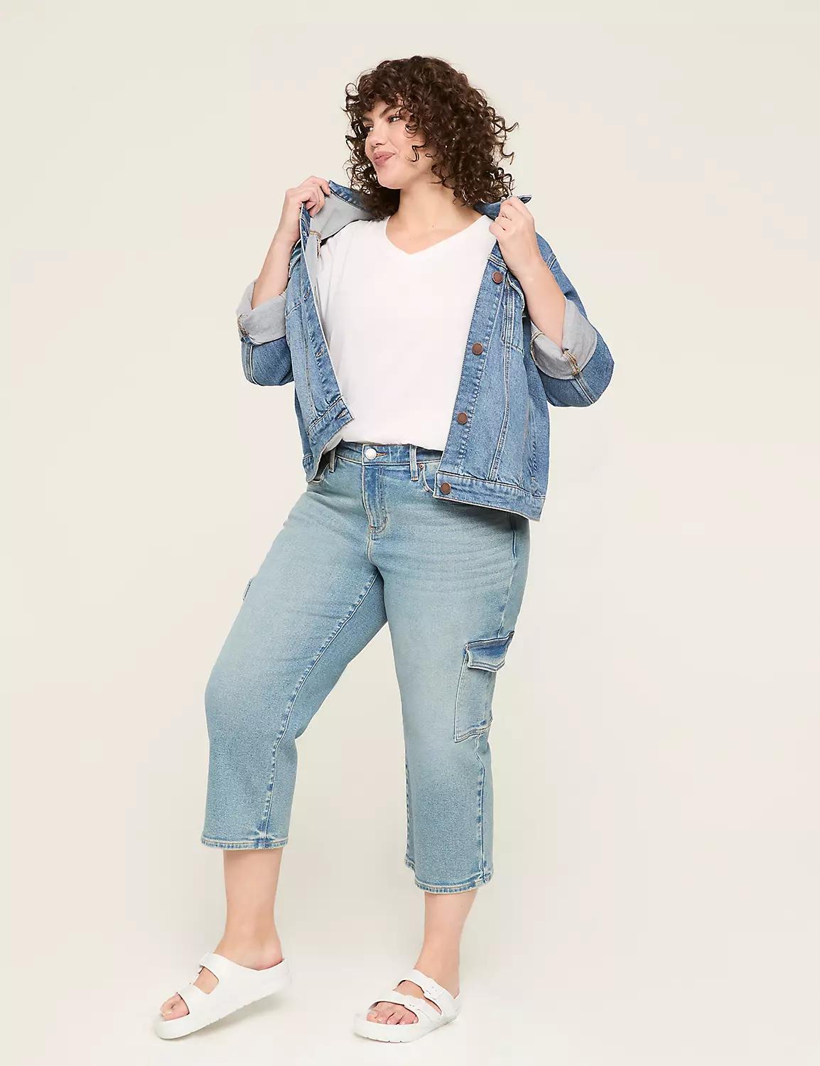 Signature Fit Straight Leg Crop Jean Product Image