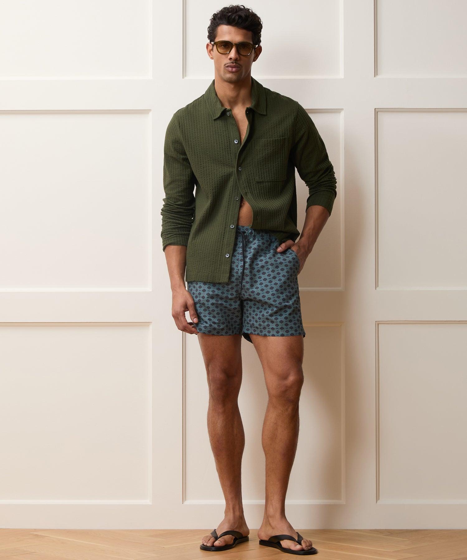 Knit Seersucker Shirt Product Image