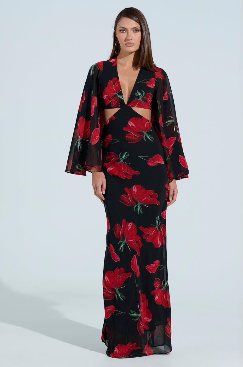 JUNIPER PRINTED MAXI DRESS Product Image