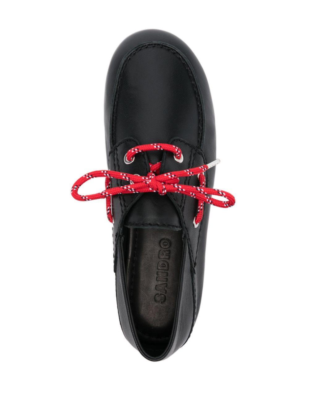 leather boat shoes Product Image
