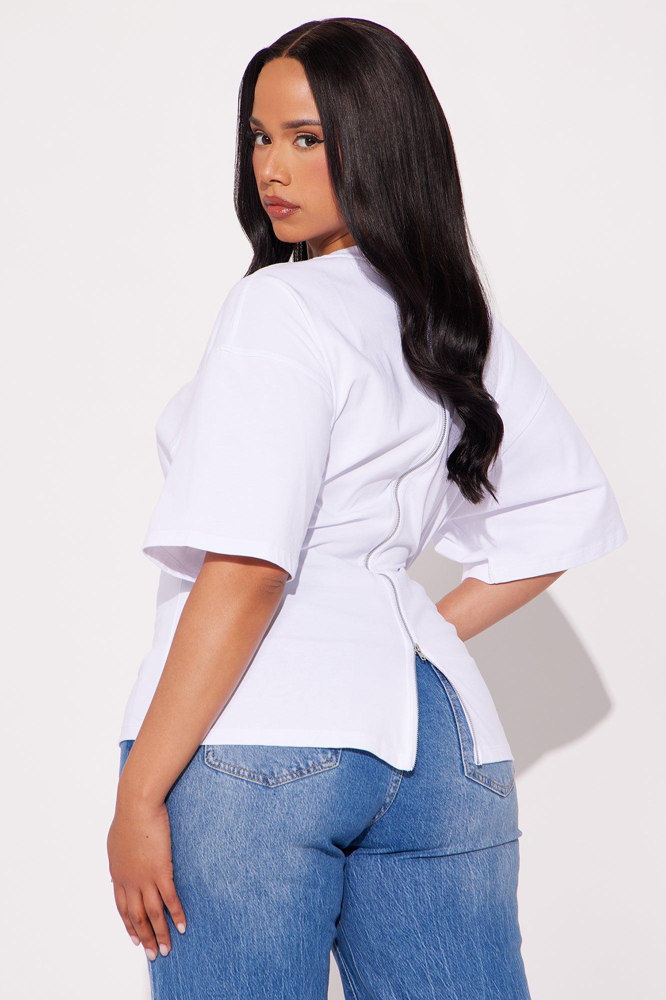 Jayden Fitted T-Shirt - White Product Image