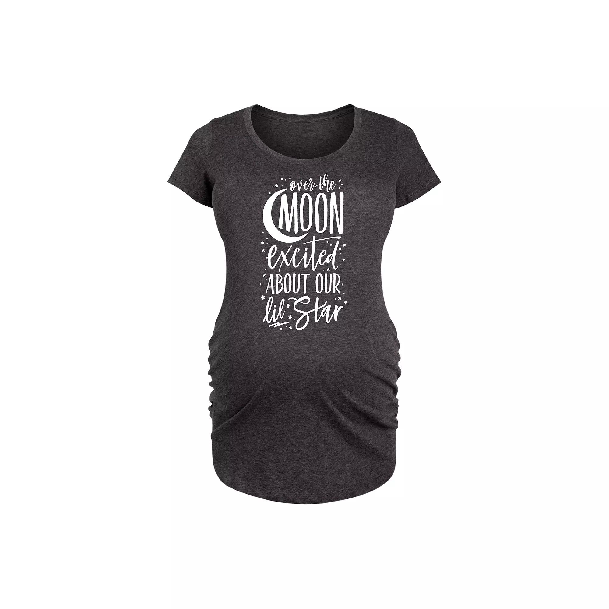 Maternity Skeleton Baby Football Graphic Tee, Women's,  Product Image