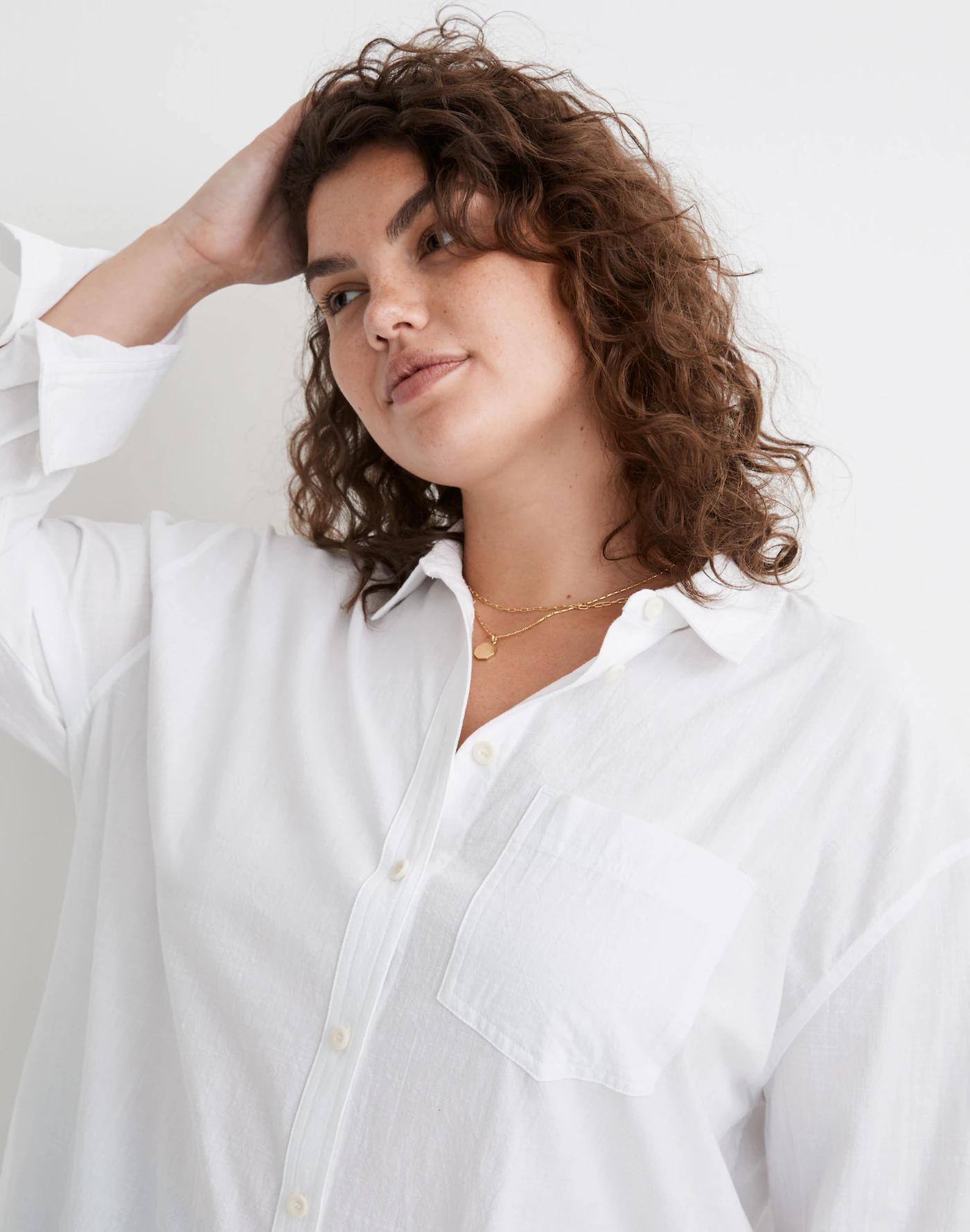 Oversized Ex-Boyfriend Tunic Shirt Product Image