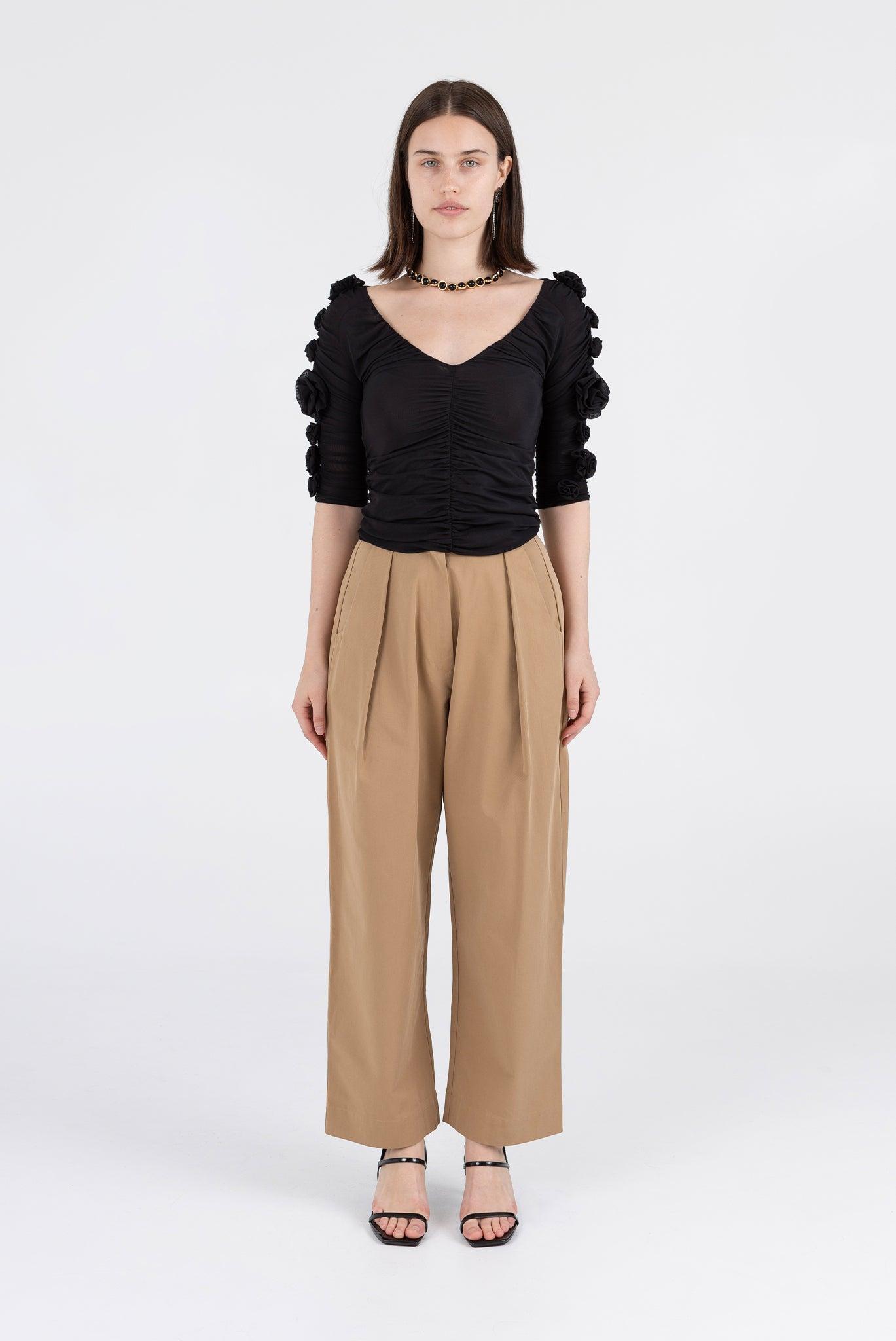 Rose Top - Black Product Image