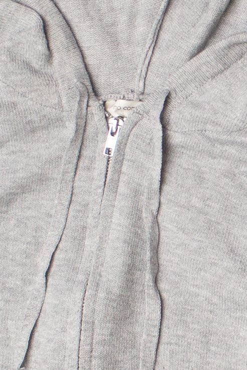 Soft Knit Zip Up Hoodie Product Image