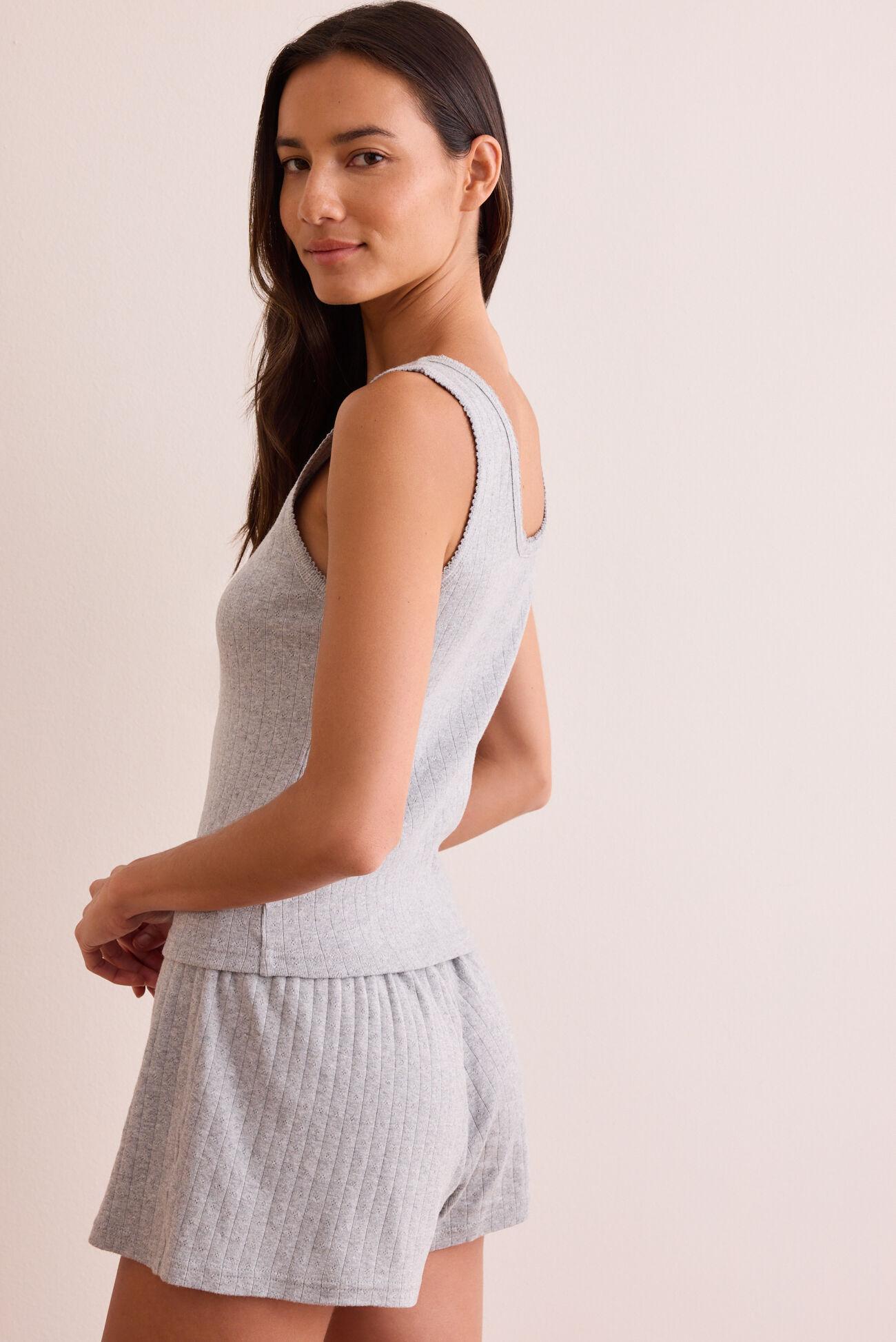 Lace Breeze Rib Tank Product Image