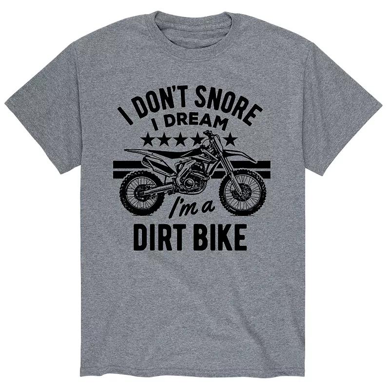 Mens I Dont Snore Dream Dirt Bike Tee Product Image
