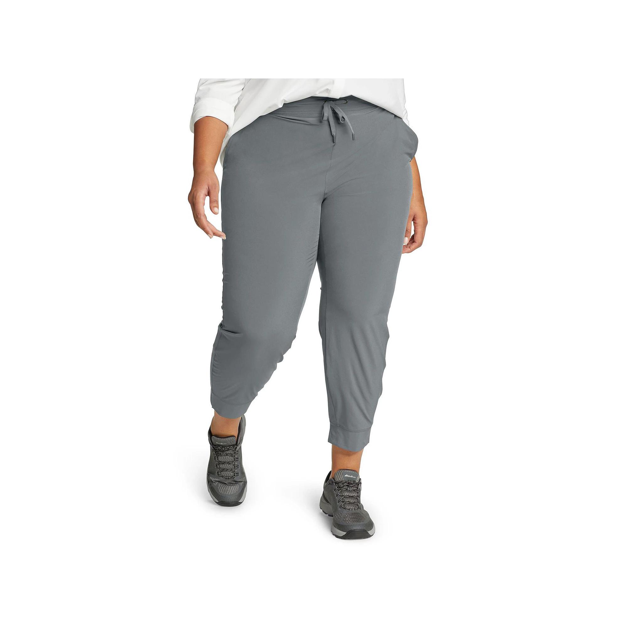 Plus Size Eddie Bauer Departure Joggers, Women's, Size: 2XL, Frost Gray Product Image