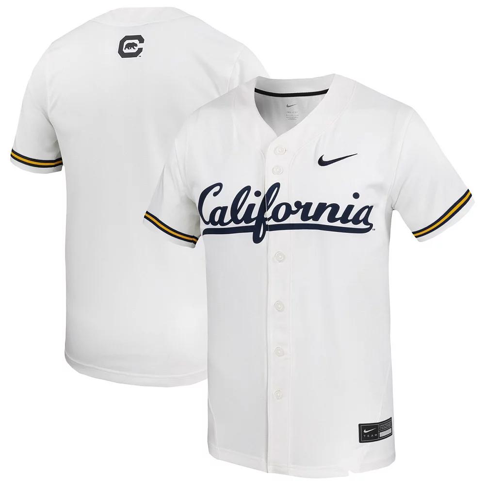 Men's Nike White Cal Bears Replica Baseball Jersey, Size: Medium Product Image