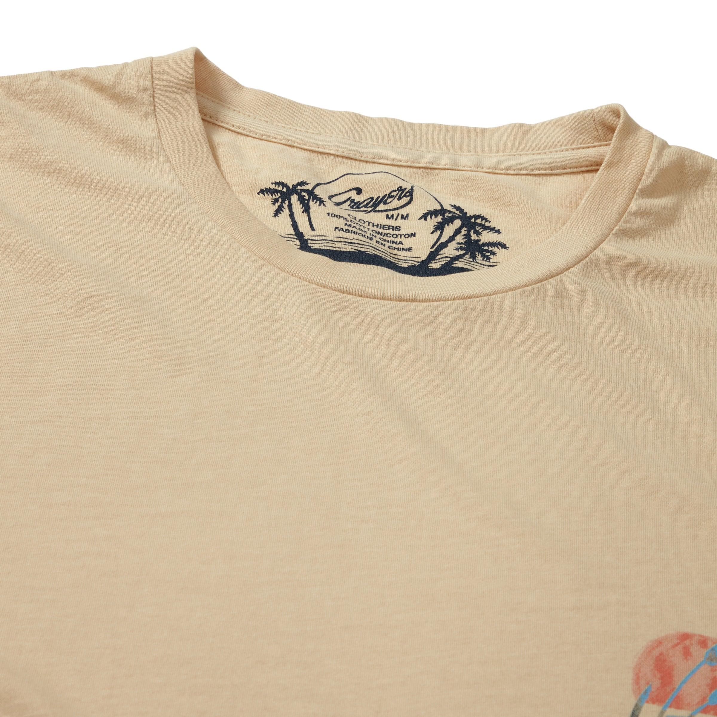 Sun Print Tee - Wheat * Product Image