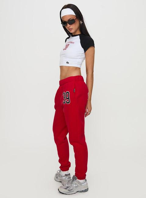 BU Sweatpants Red Product Image