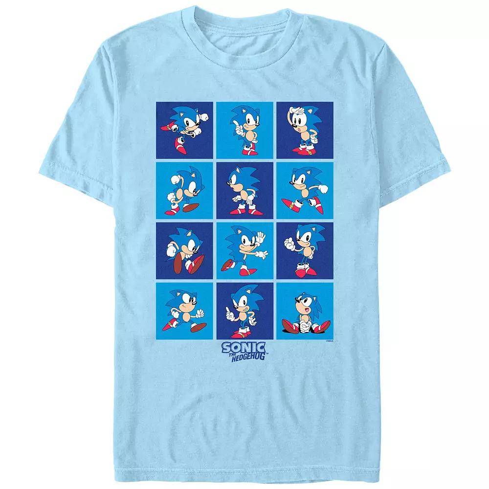 Men's Sonic The Hedgehog Strike A Pose Graphic Tee,  Product Image