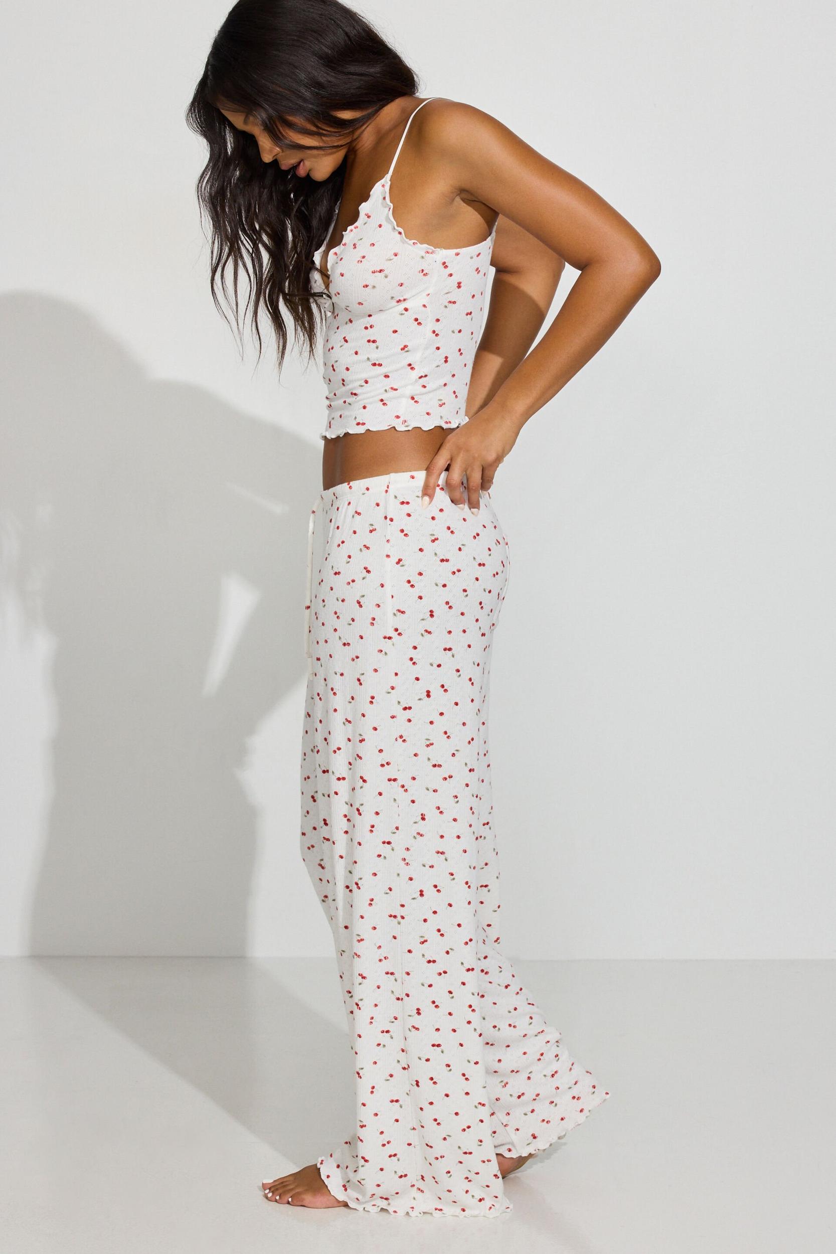 Pointelle Slouchy Pants Product Image