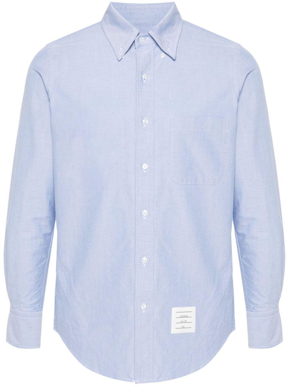 Thom Browne Men's Classic Fit Cotton Button-Down Shirt Product Image