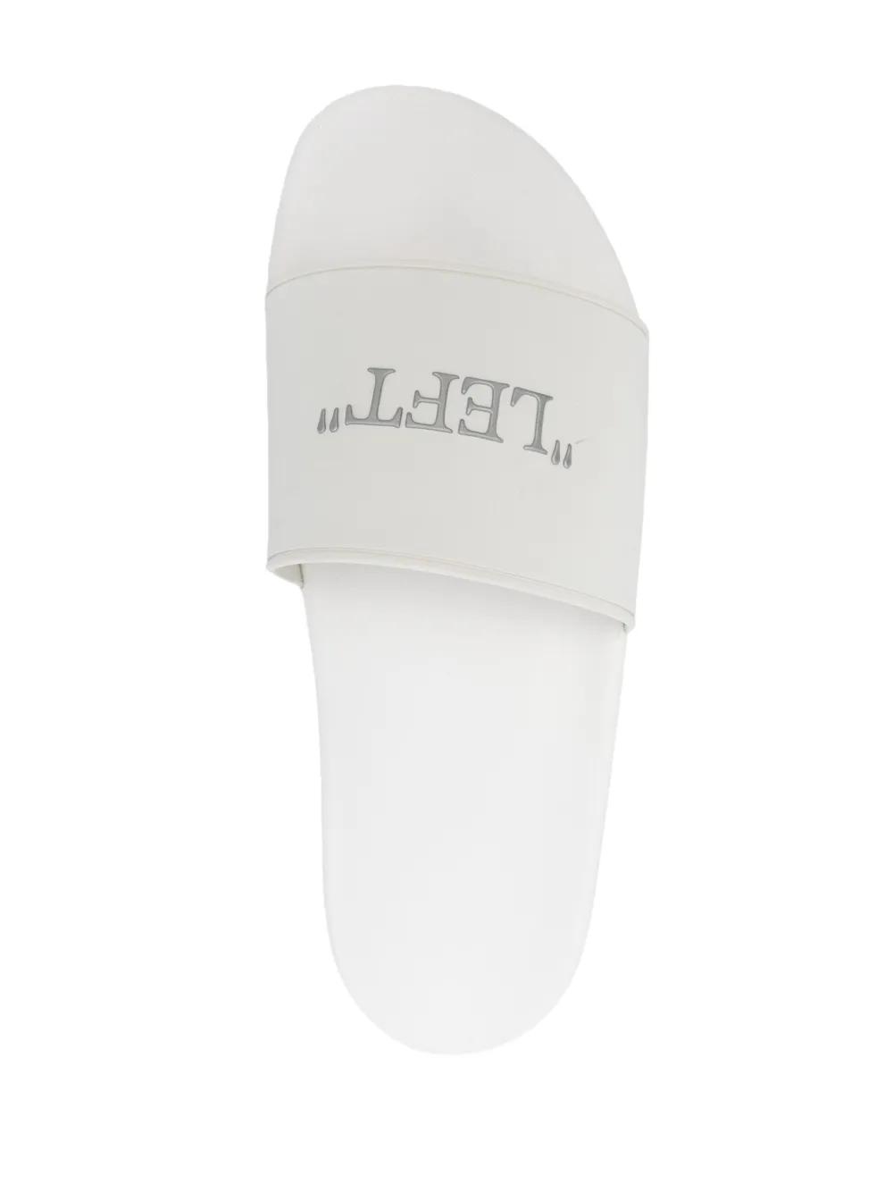 x Virgil Abloh logo-print slides Product Image