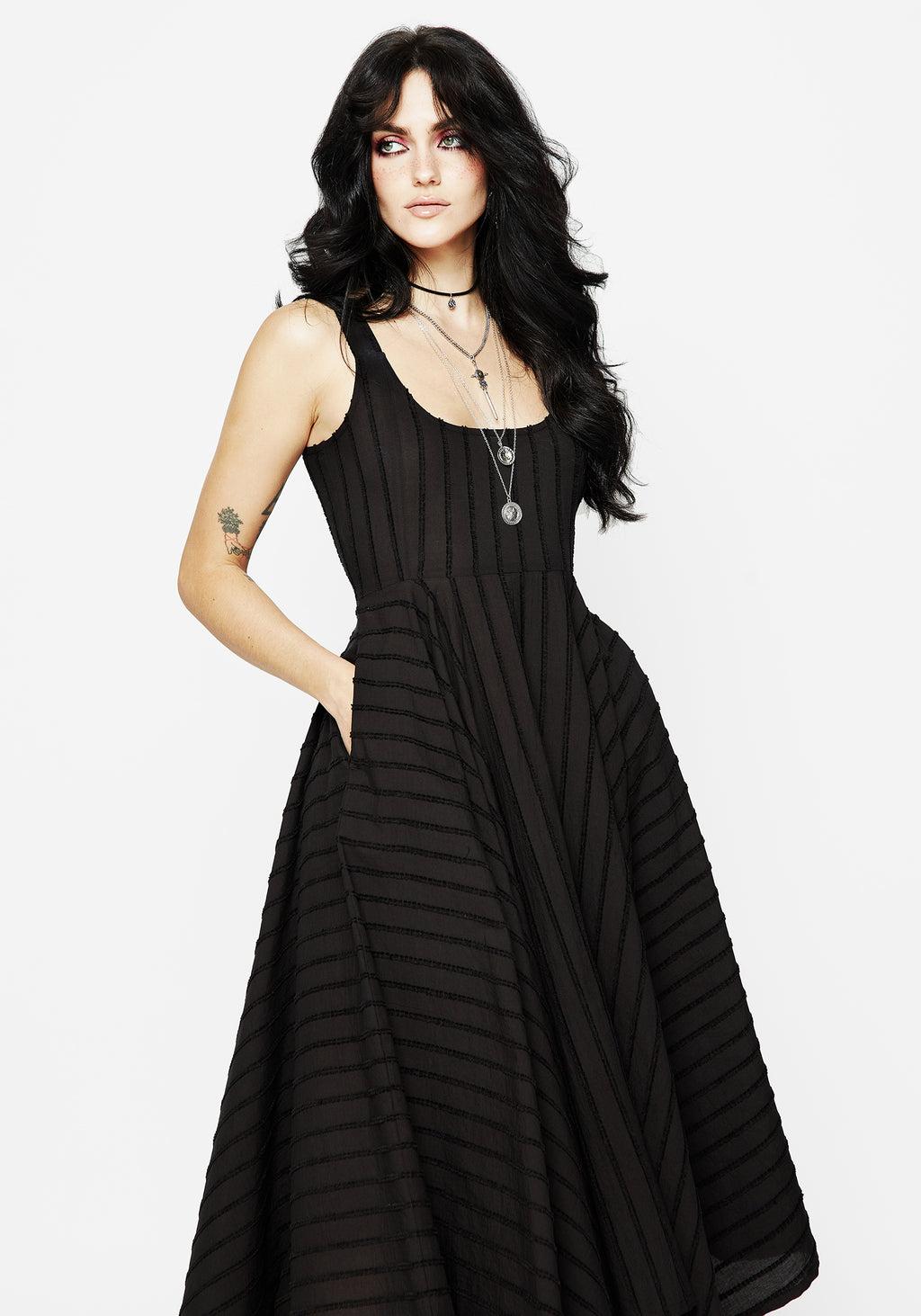 Blythe Handkerchief Hem Midaxi Dress Product Image