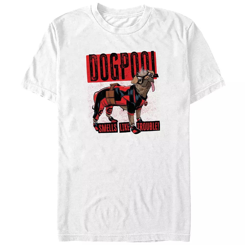 Big & Tall Marvel Deadpool & Wolverine Dogpool Smells Like Trouble Graphic Tee, Men's,  Product Image