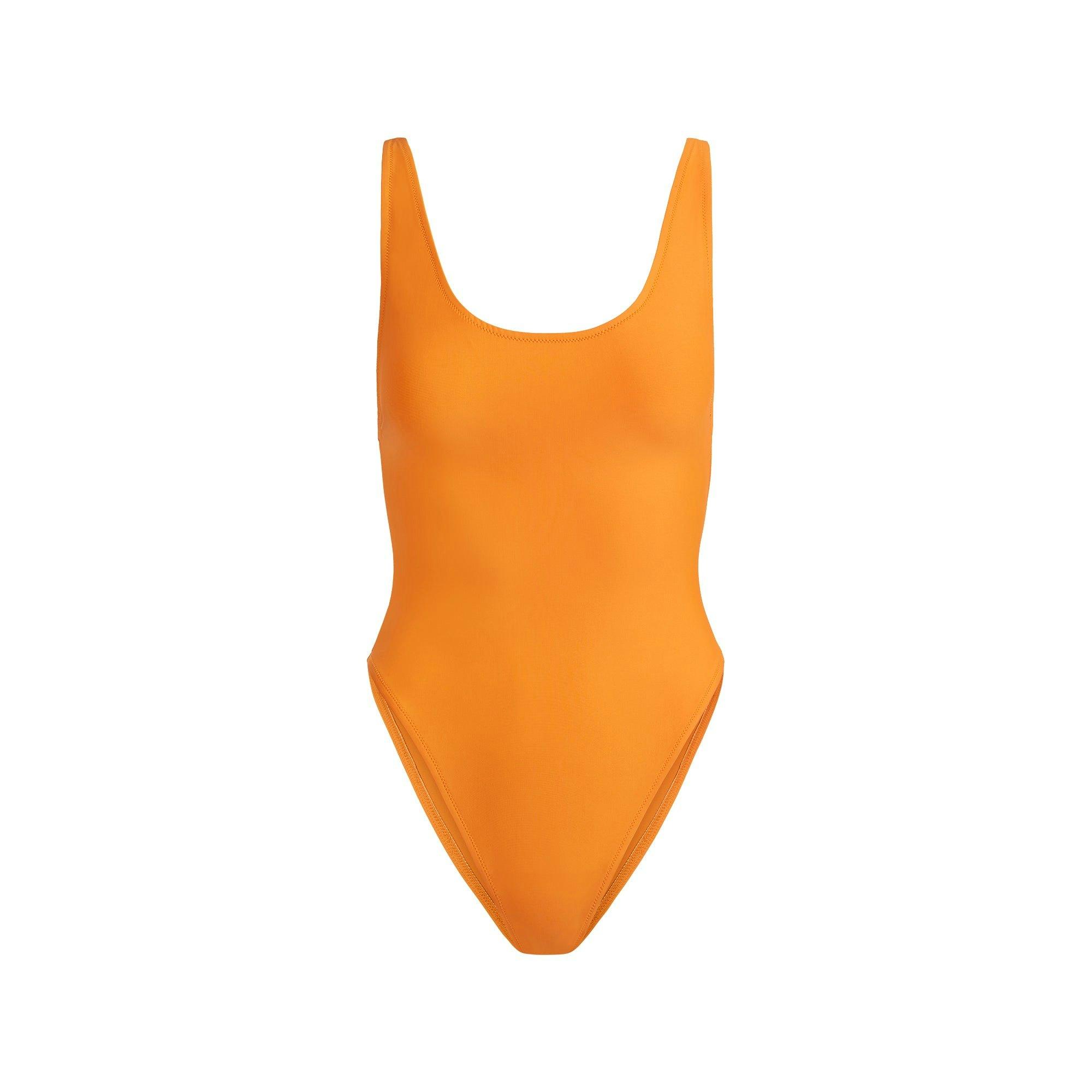 SIGNATURE SWIM SCOOP NECK ONE PIECE | TANGERINE Product Image