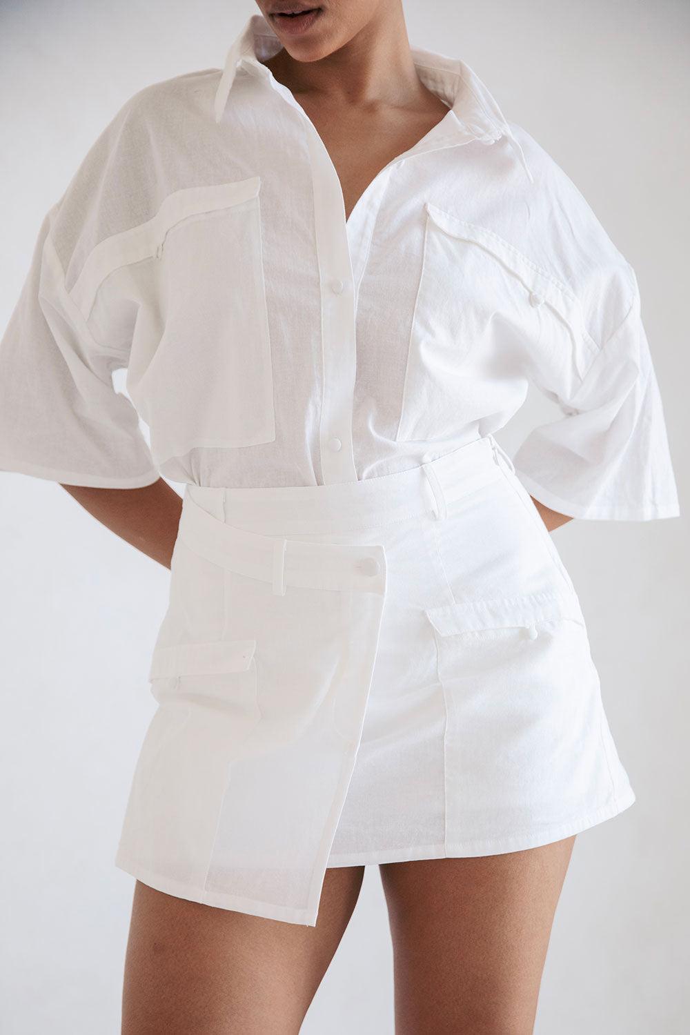 Paige Skort - White Product Image