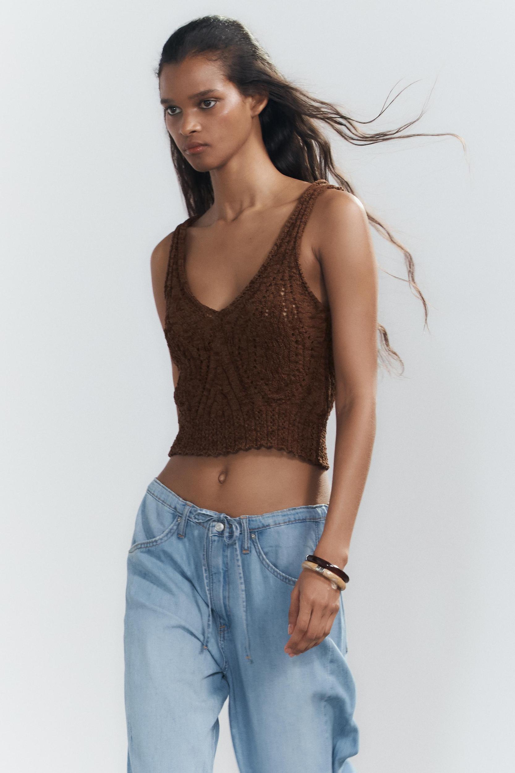 FLOWY DRAWSTRING DENIM PANTS Product Image