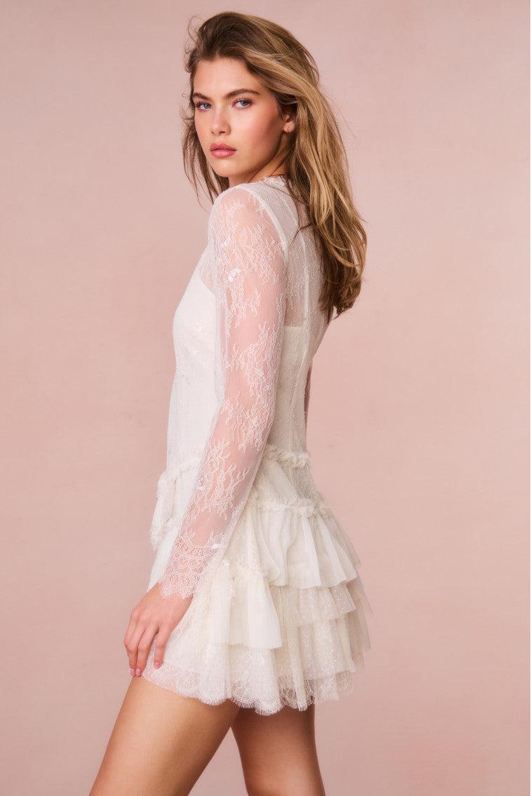 Amberleigh Lace Mini Dress Product Image