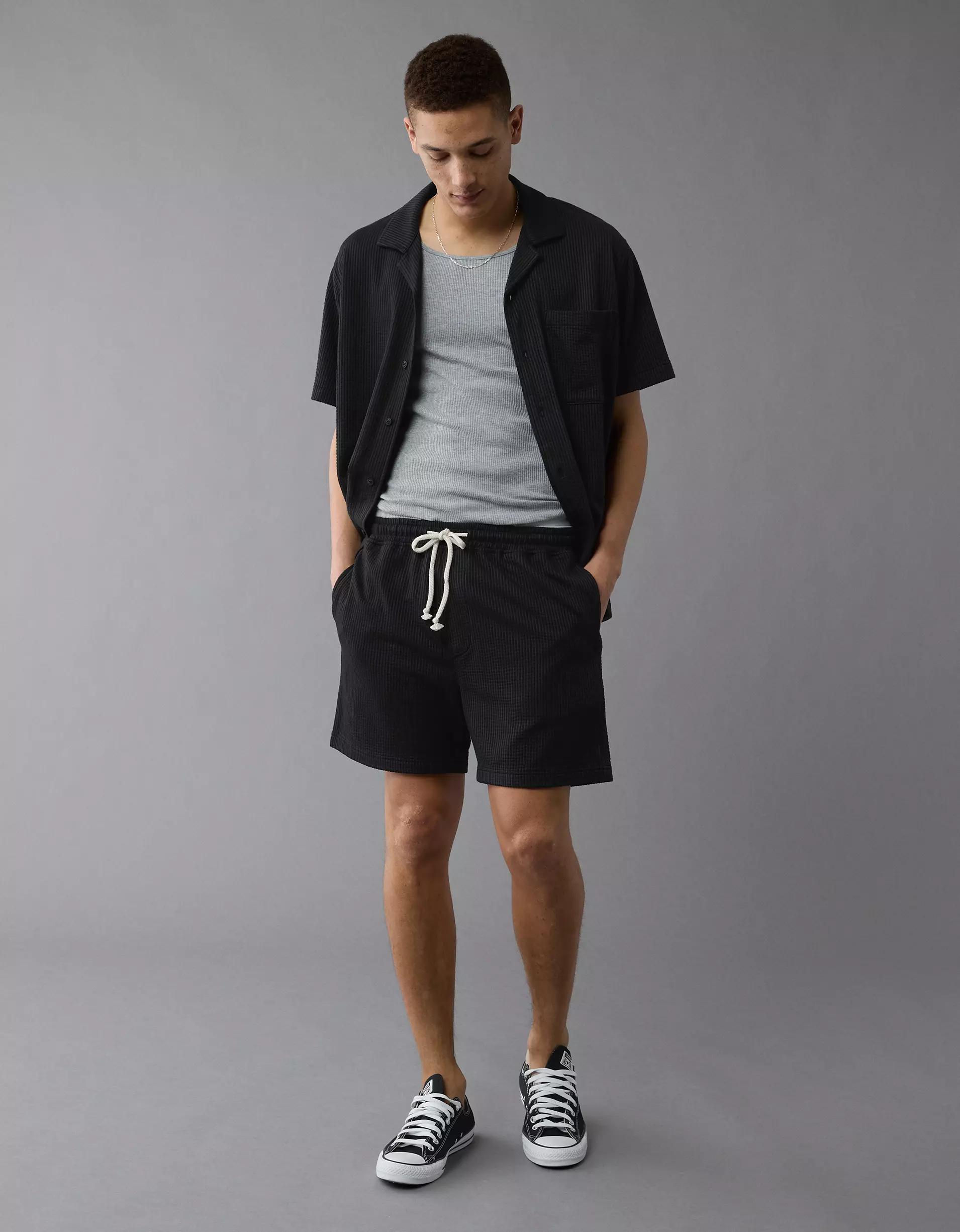 AE 5" Flex Knit Striped Trekker Short Product Image