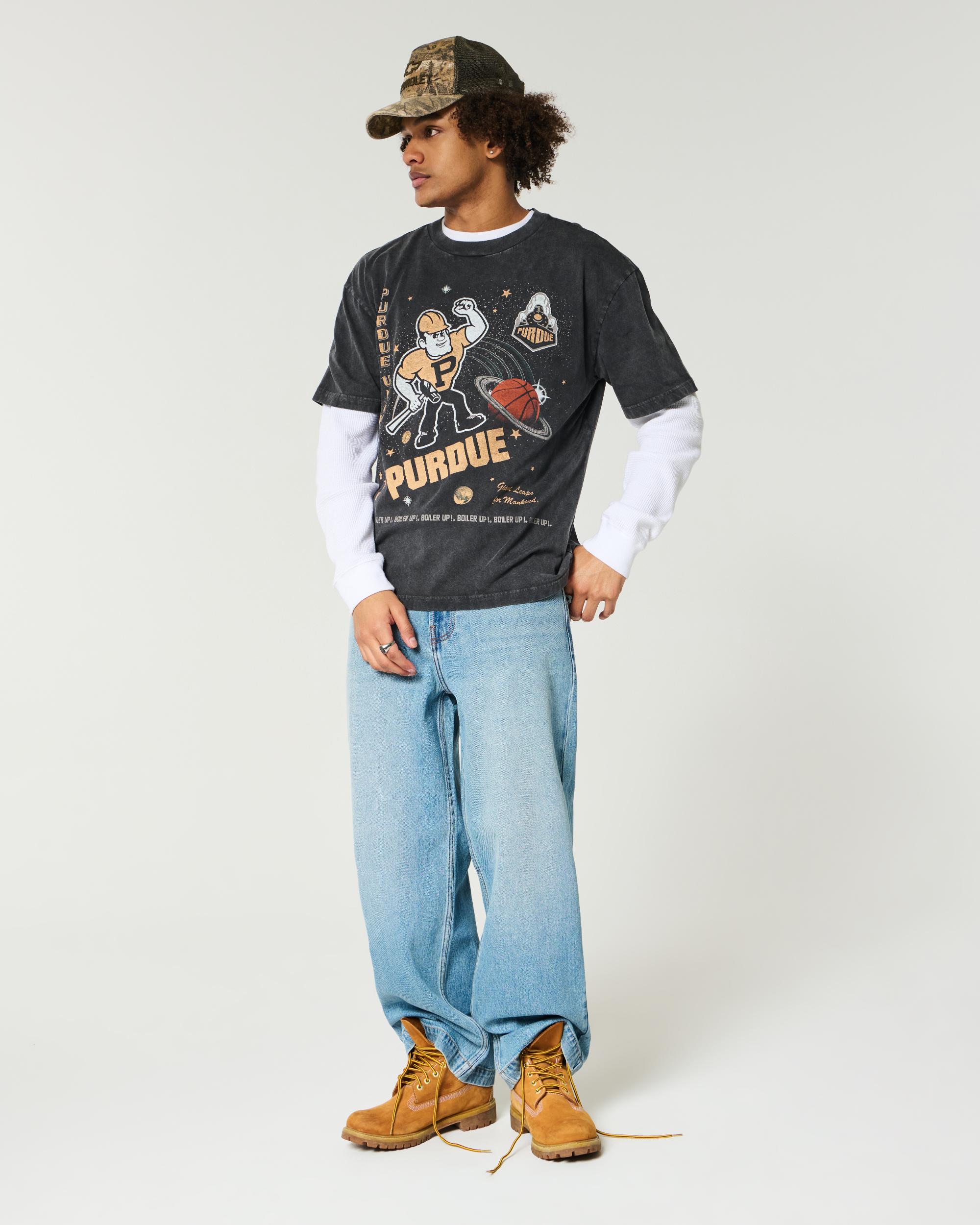 Boxy Purdue University Graphic Tee Product Image