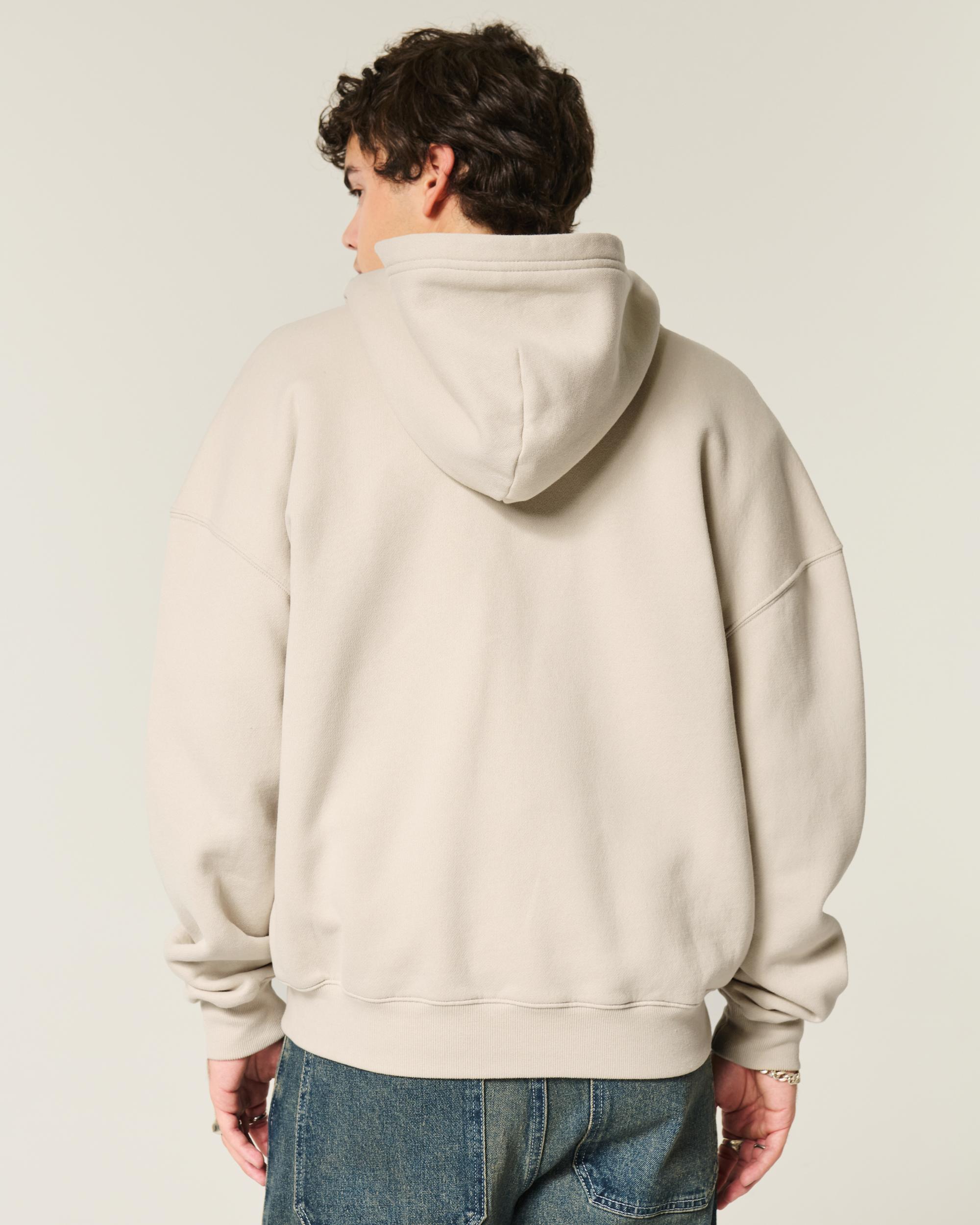 Boxy Zip-Up Hoodie Product Image