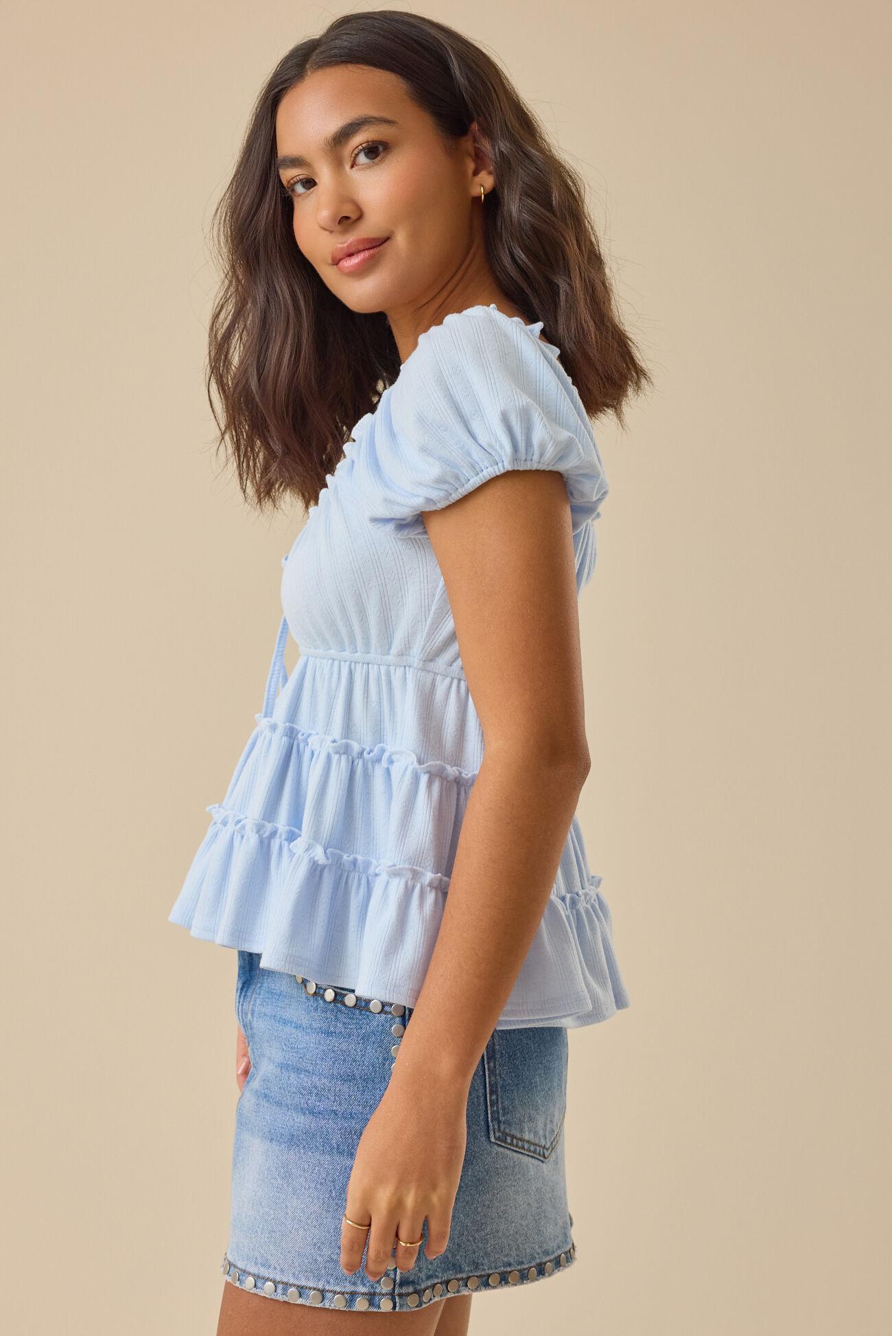 Celine Tiered Babydoll Top Product Image