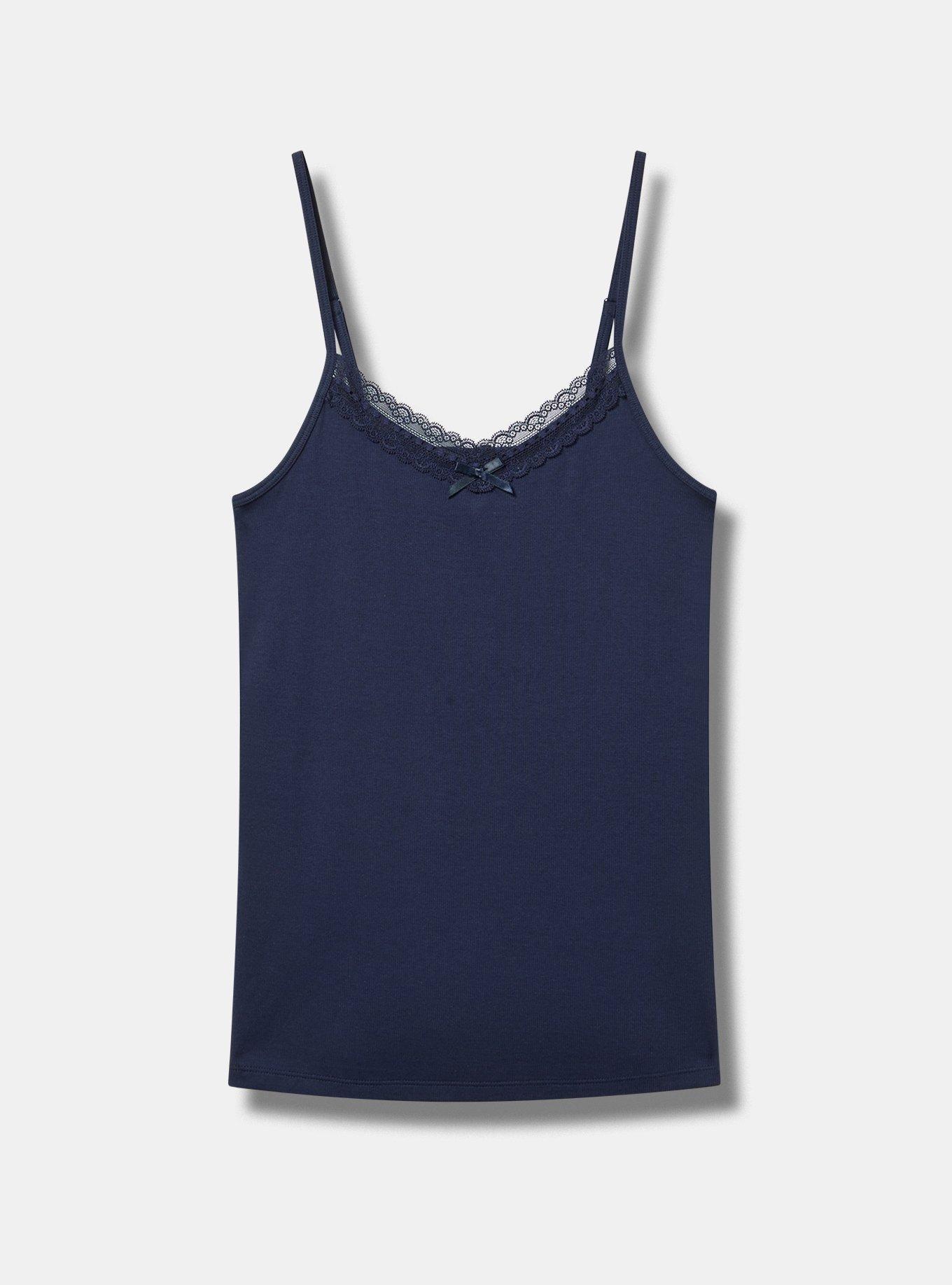 Lace Trim V-Neck Cami Product Image