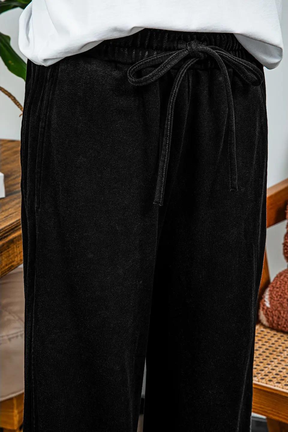 Mineral Wash Wide Leg Pant Product Image