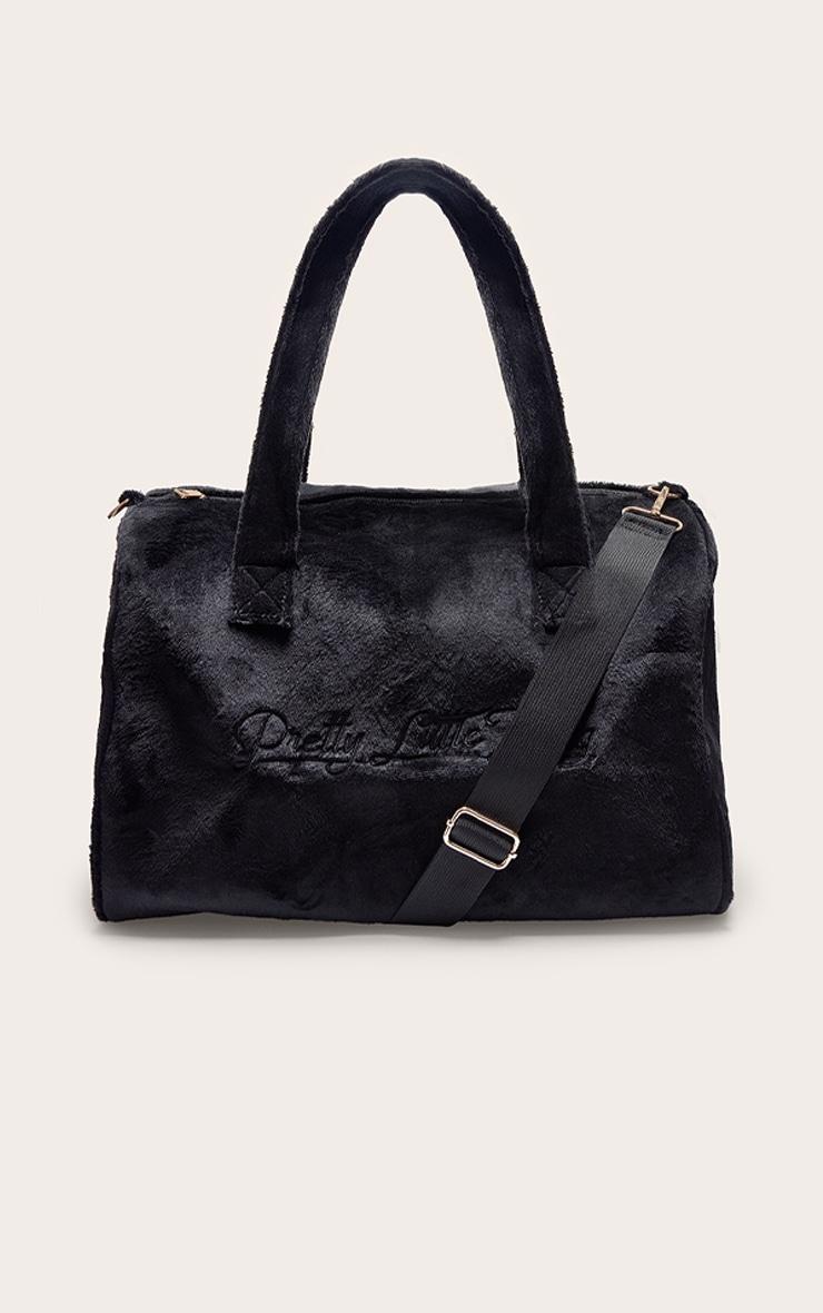 PRETTYLITTLETHING Black Signature Travel Bag Product Image