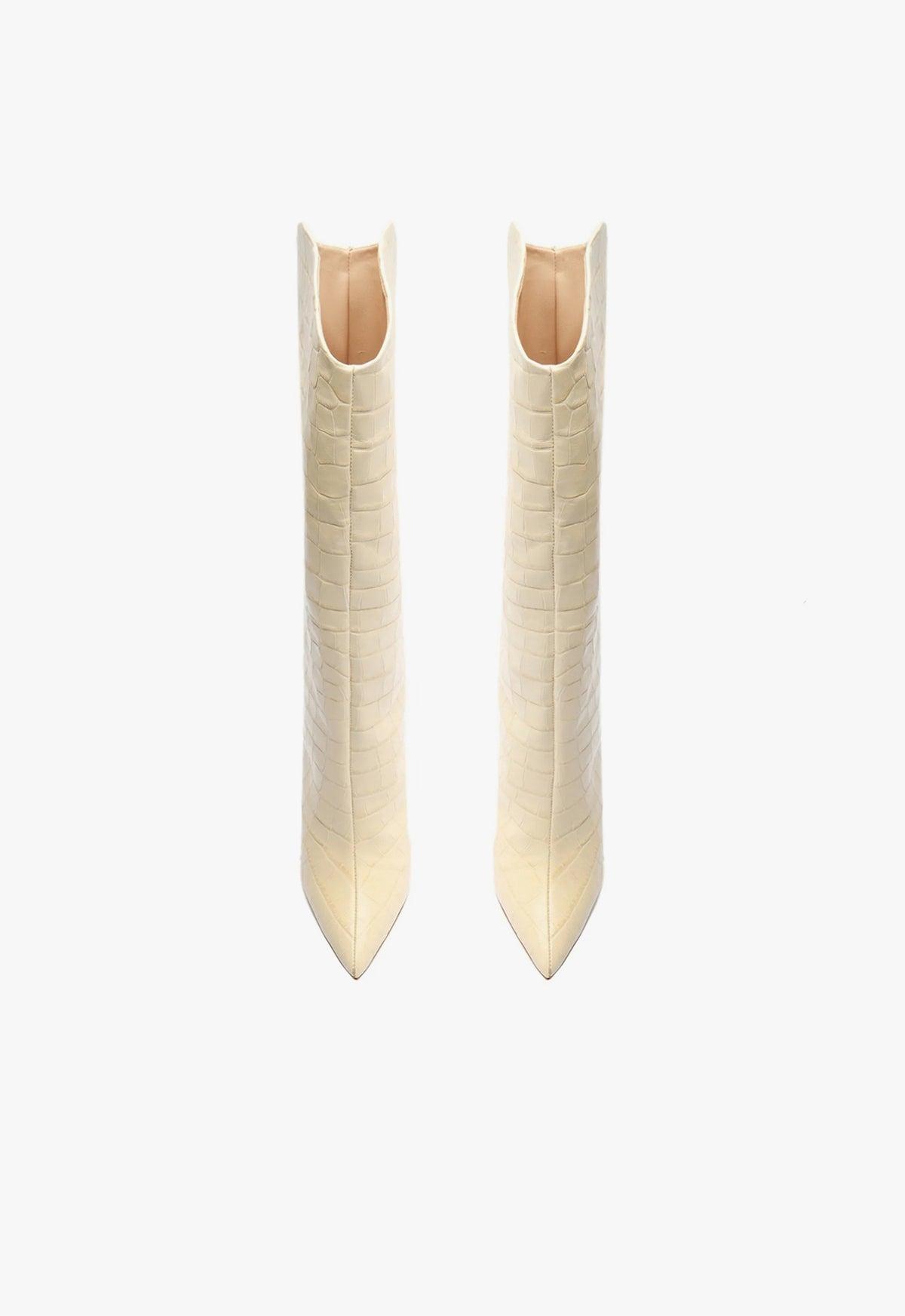 Maryana Crocodile-Embossed Leather Boot Female Product Image