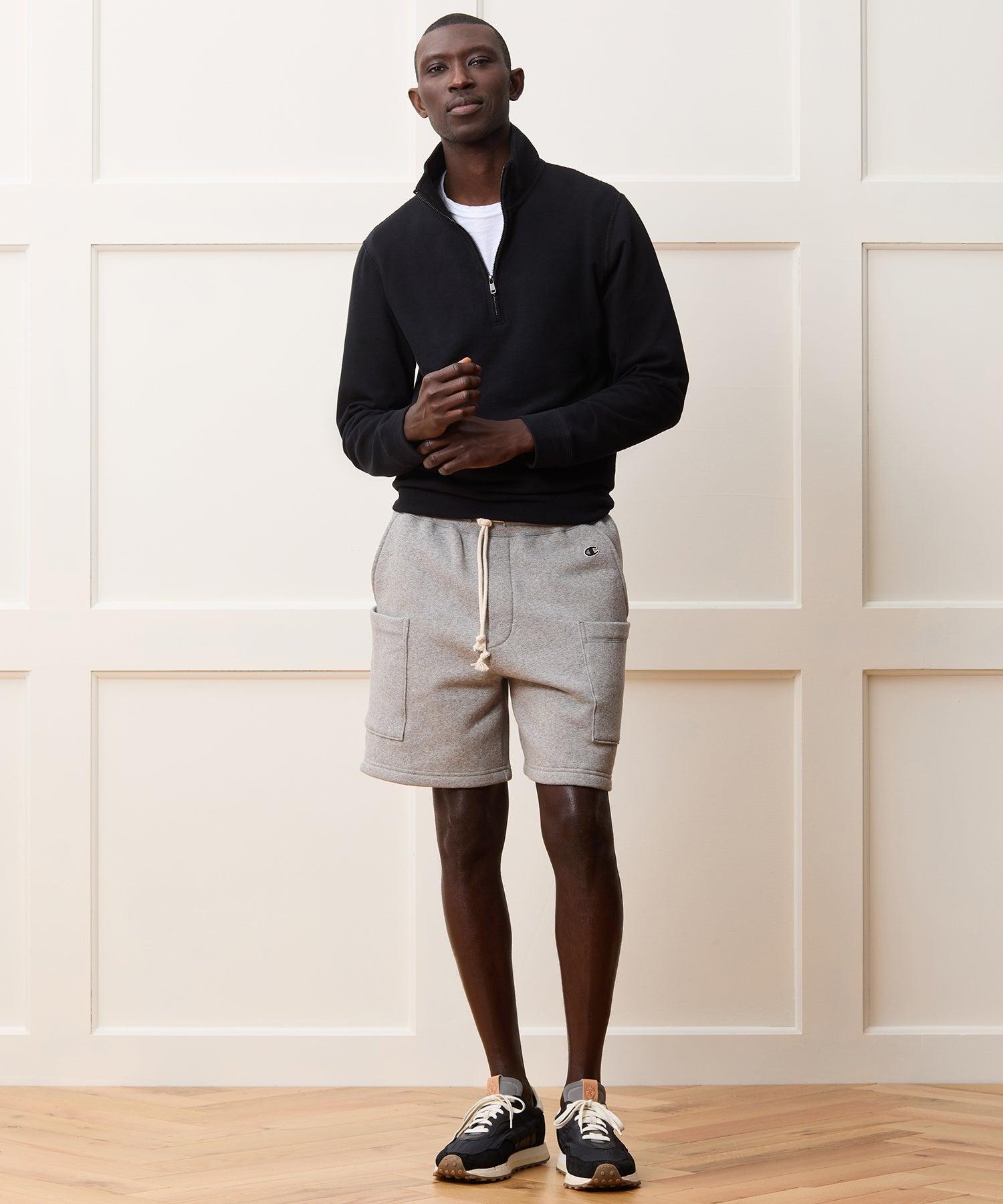 Lightweight Terry Cloth Quarter-Zip Product Image